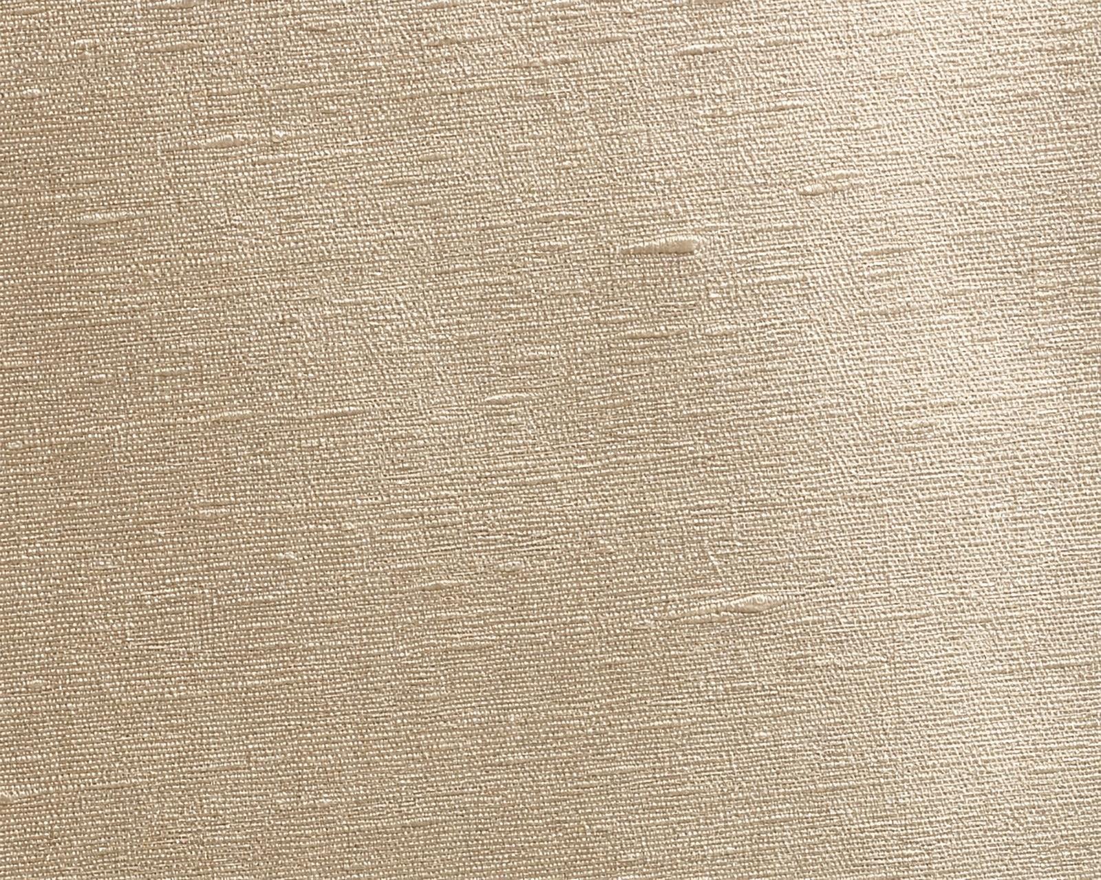 Macro detail of woven dupion silk wallpaper in soft champagne with slubs and natural sheen