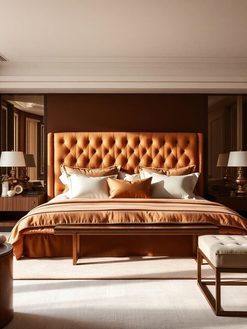 Warm neutral interior with bespoke carpet